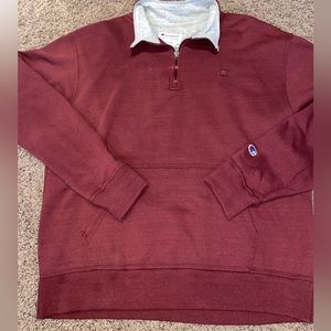 Burgundy Champion Quarter Zip